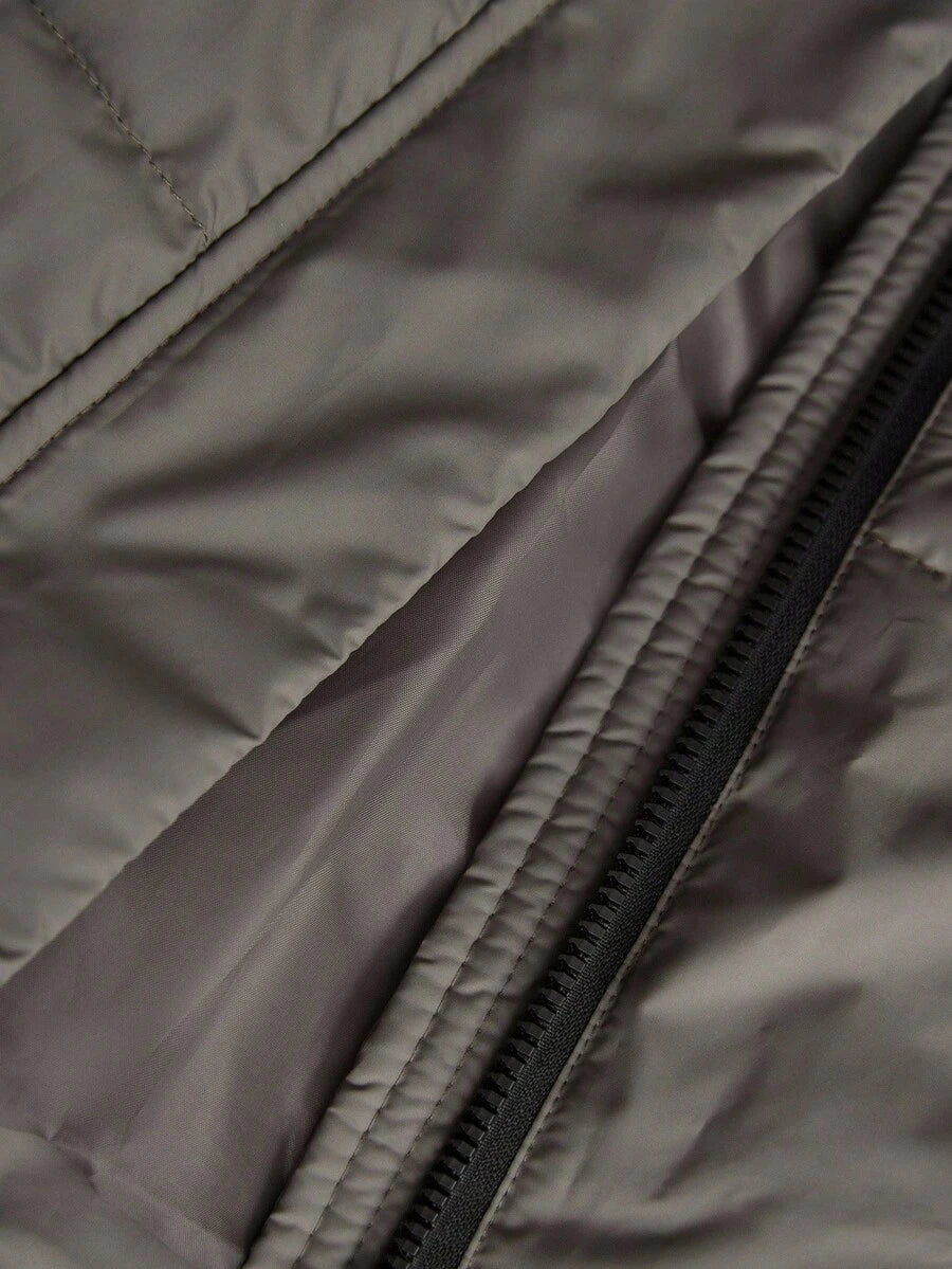 Aveloria Modichic Vestido feminino casual, acolchoado, comprimento médio, com cintura ajustável, acolchoado, isolamento sintético, casaco de inverno, jaqueta de inverno, casaco para roupas de inverno