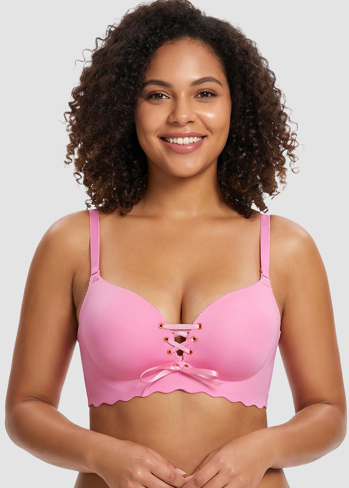 Women's Drawstring Push-Up Comfort Bra