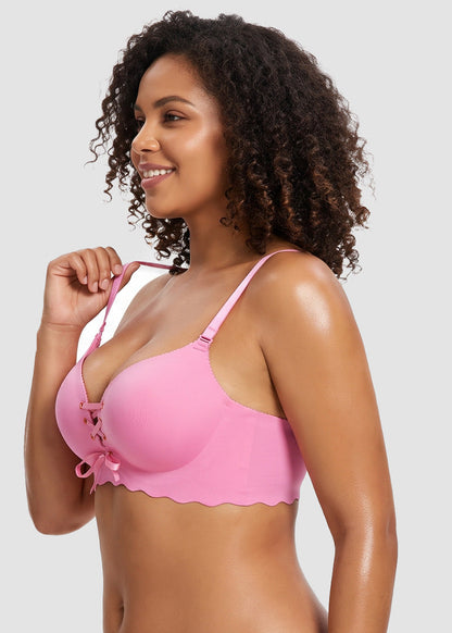 Women's Drawstring Push-Up Comfort Bra