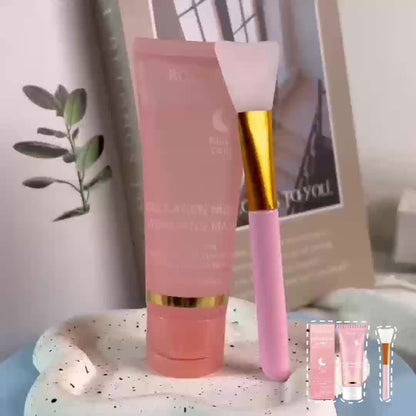 [Instant Lifting And Firming, Seven-In-One Sleep Mask]Collagen-Rich Moisturizing Night Mask, Contains Niacinamide And Collagen, Instantly Lifts And Firms, Smooths Skin, Brightens Complexion, Provides Long-Lasting Hydration And Oil Control, Sagging