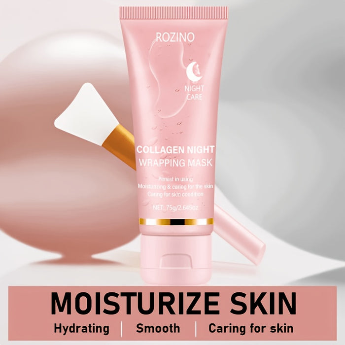 [Instant Lifting And Firming, Seven-In-One Sleep Mask]Collagen-Rich Moisturizing Night Mask, Contains Niacinamide And Collagen, Instantly Lifts And Firms, Smooths Skin, Brightens Complexion, Provides Long-Lasting Hydration And Oil Control, Sagging