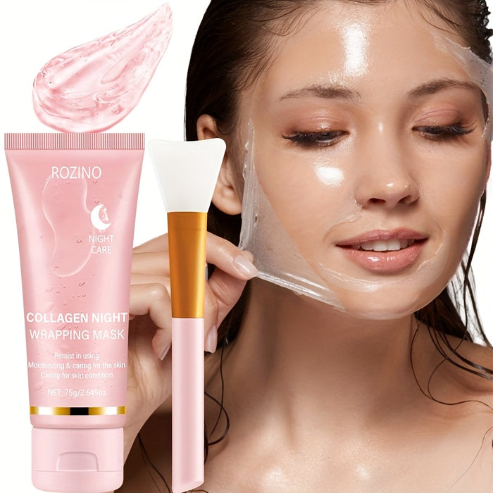 [Instant Lifting And Firming, Seven-In-One Sleep Mask]Collagen-Rich Moisturizing Night Mask, Contains Niacinamide And Collagen, Instantly Lifts And Firms, Smooths Skin, Brightens Complexion, Provides Long-Lasting Hydration And Oil Control, Sagging