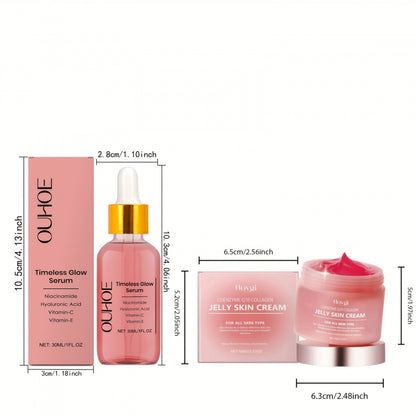 Korean Beauty Collagen Cream & Serum Set
