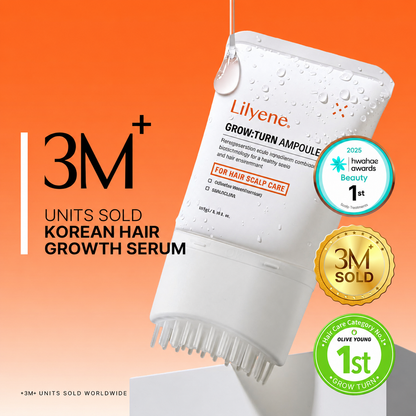 Korea's #1 Growturn Hair Brush Serum