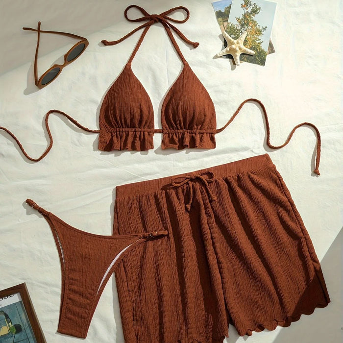 Bikini Set Saint - Tropez - 3 - Piece Elegance - Maison Moriah