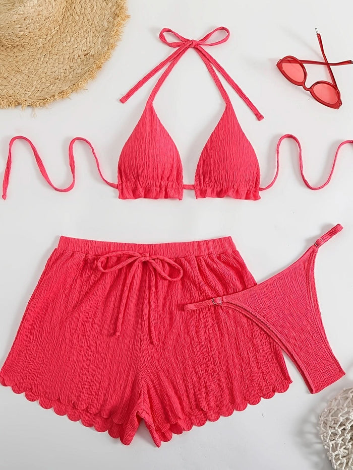 Bikini Set Saint - Tropez - 3 - Piece Elegance - Maison Moriah