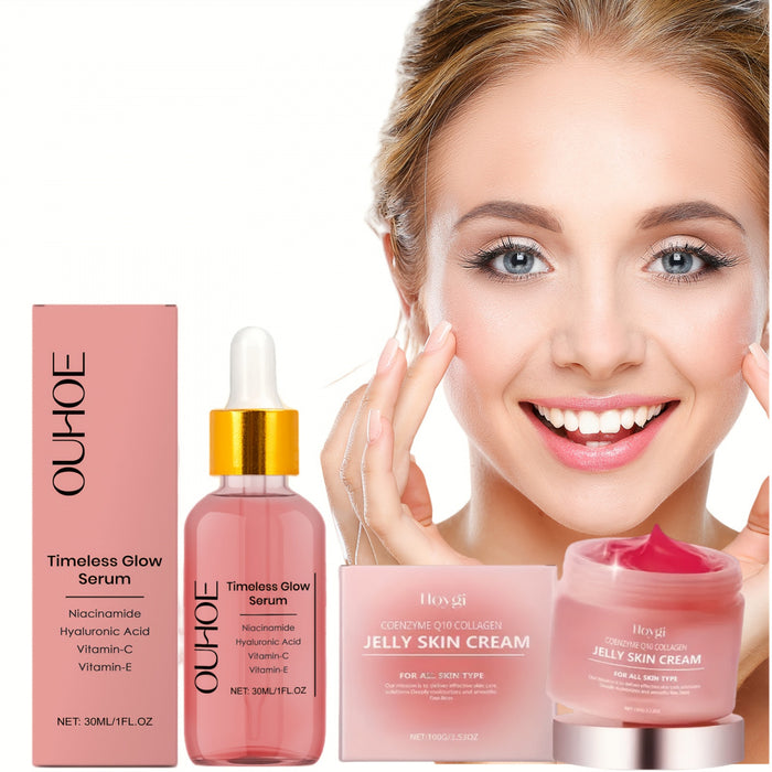 Korean Beauty Collagen Cream & Serum Set