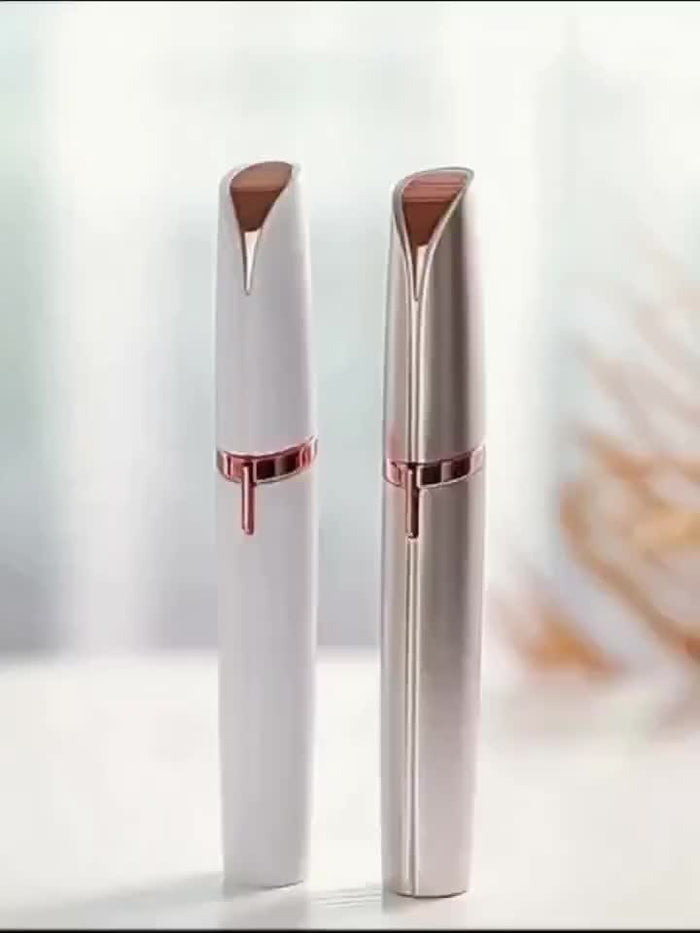 Portable Rechargeable Electric Eyebrow And Bikini Trimmer with 2 Blades | Stainless Steel Blades, USB Charging, Suitable for Eyebrows, Armpits, Arms, Fingers, Legs