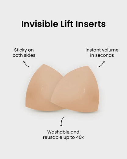 Double - Sided Adhesive Invisible Lift Inserts (2 Pairs) - Maison Moriah