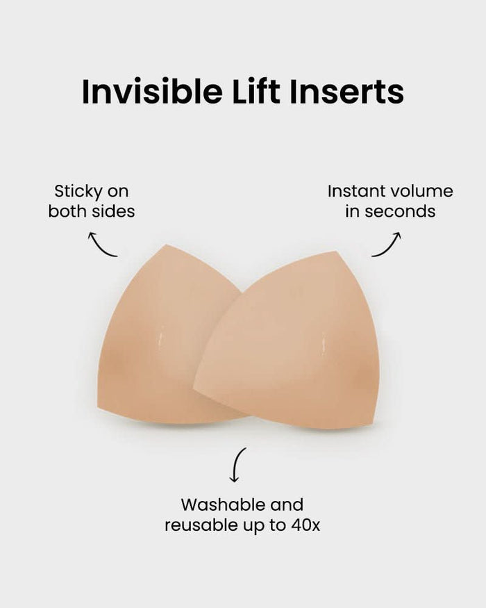 Double - Sided Adhesive Invisible Lift Inserts (2 Pairs) - Maison Moriah