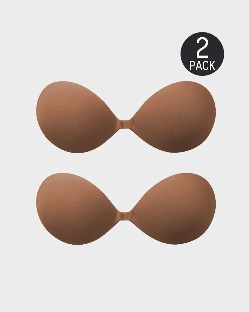 Front Closure Adhesive Invisible Push - Up Bra(2 Pairs) - Maison Moriah