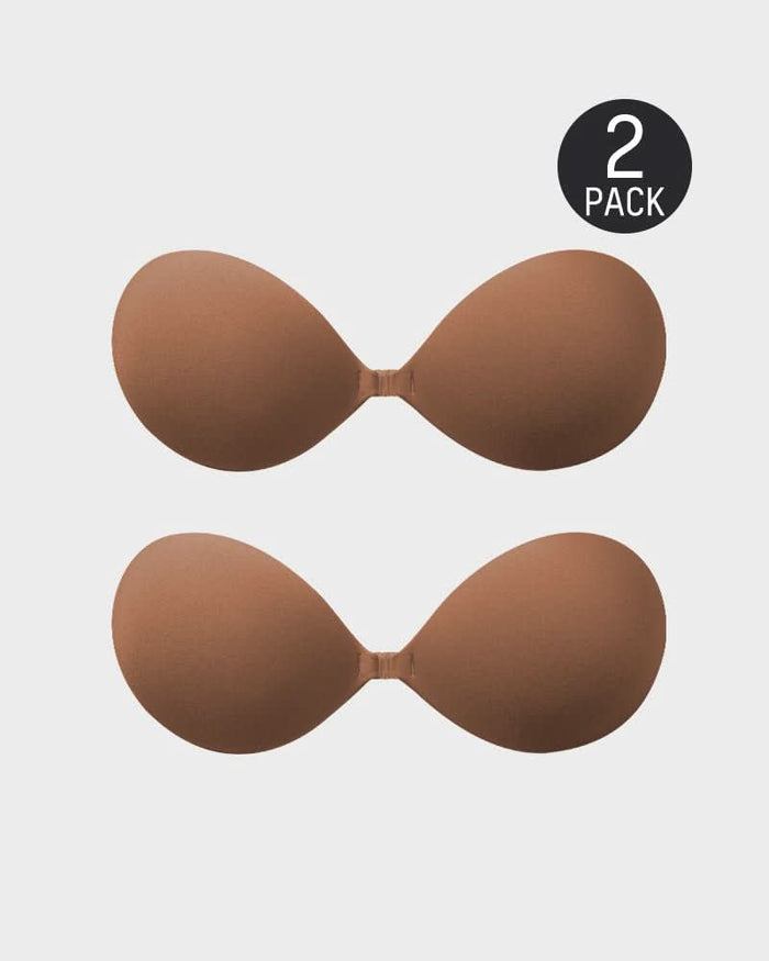 Front Closure Adhesive Invisible Push - Up Bra(2 Pairs) - Maison Moriah