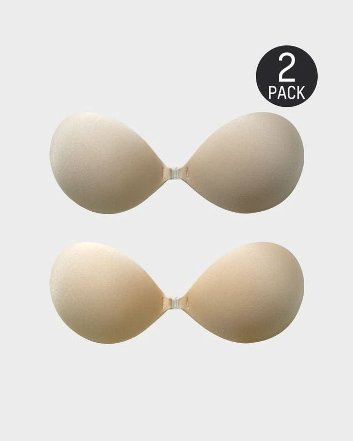 Front Closure Adhesive Invisible Push - Up Bra(2 Pairs) - Maison Moriah