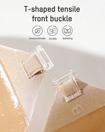 Front Closure Adhesive Invisible Push - Up Bra(2 Pairs) - Maison Moriah