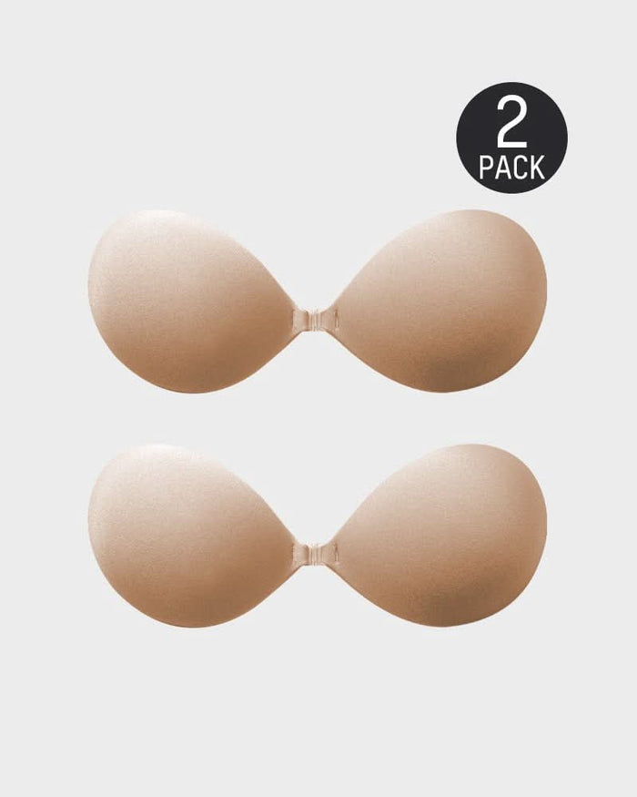 Front Closure Adhesive Invisible Push - Up Bra(2 Pairs) - Maison Moriah