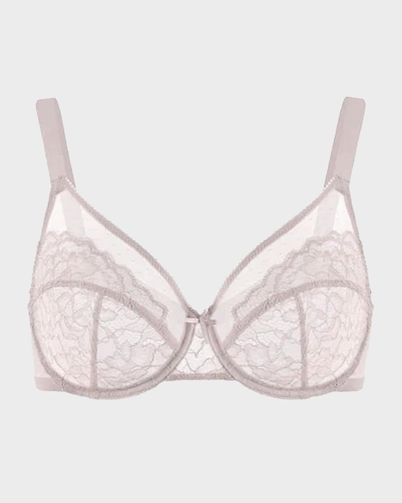 Full Coverage Lace Minimizer Bra - Petal - Maison Moriah
