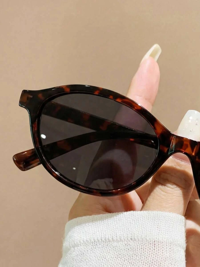 Porto Leopard Print Oval Sunglasses – Unisex - Maison Moriah