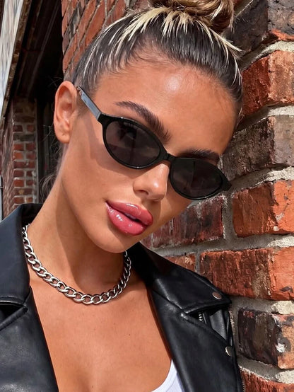 Porto Leopard Print Oval Sunglasses – Unisex - Maison Moriah