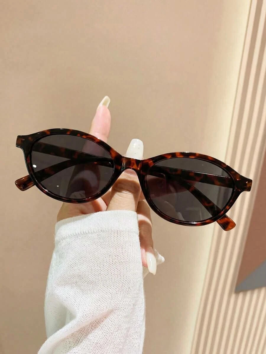 Porto Leopard Print Oval Sunglasses – Unisex - Maison Moriah