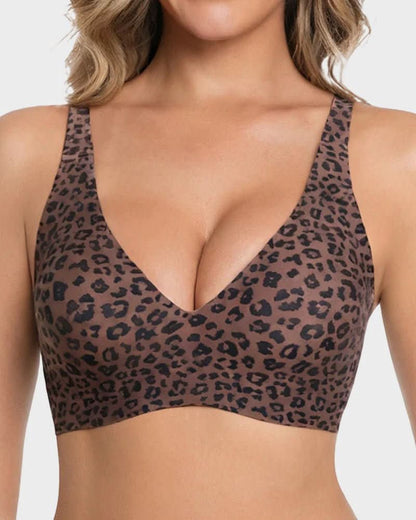 Seamless Deep V Push - Up Wireless Bra - Maison Moriah