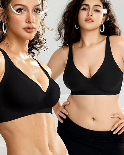 Seamless Deep V Push - Up Wireless Bra - Maison Moriah