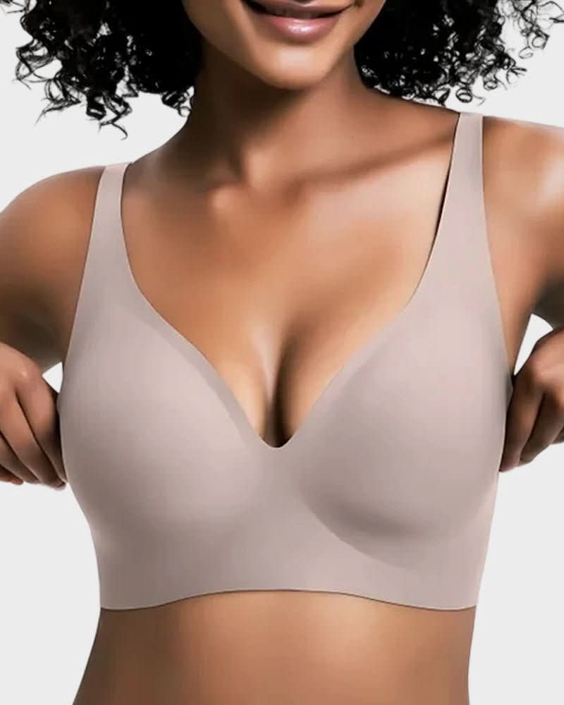 Seamless Deep V Push - Up Wireless Bra - Maison Moriah
