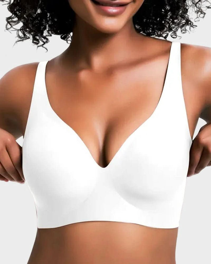 Seamless Deep V Push - Up Wireless Bra - Maison Moriah