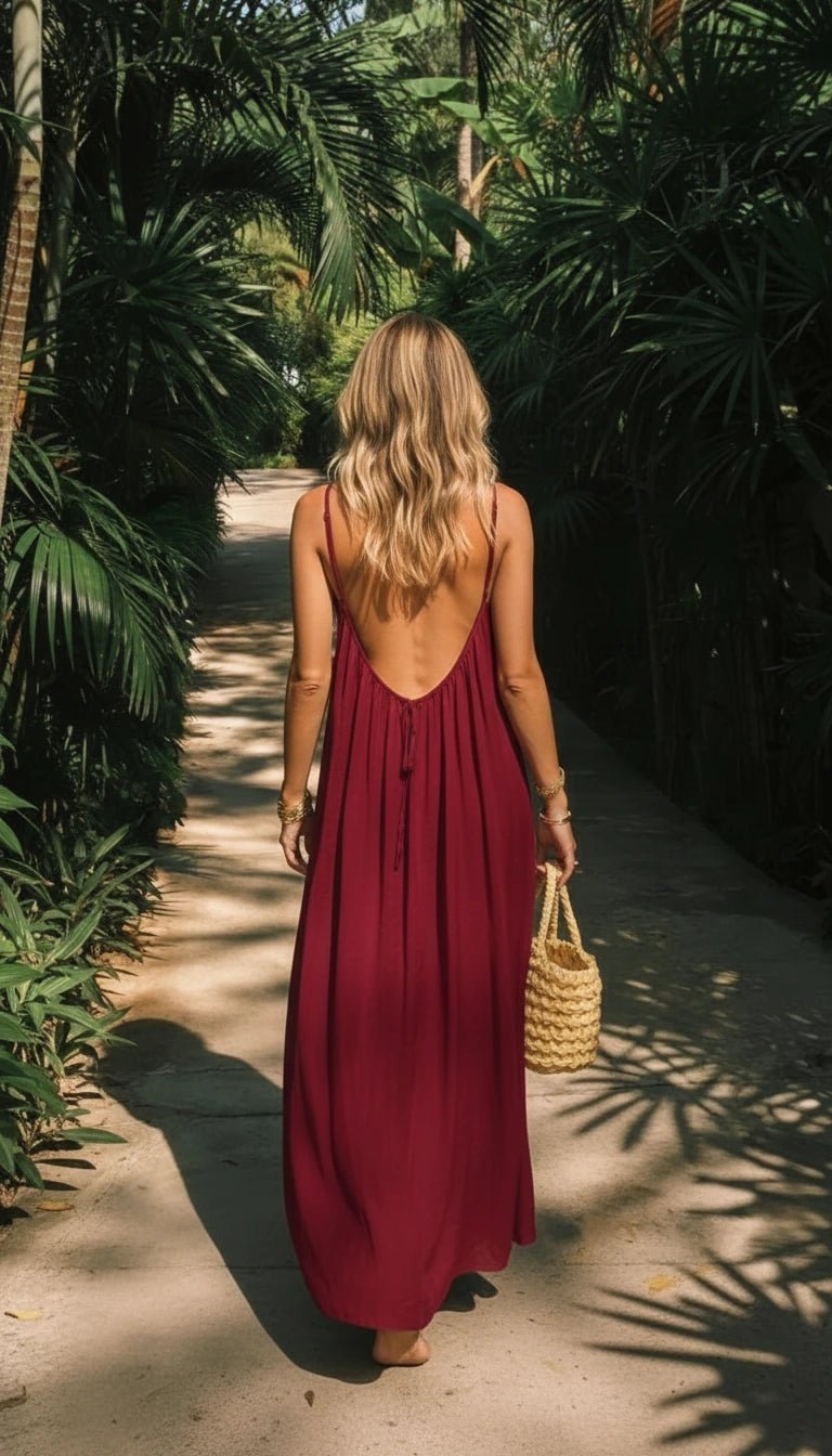 Solea Backless Dress – Limited Summer Edition - Maison Moriah
