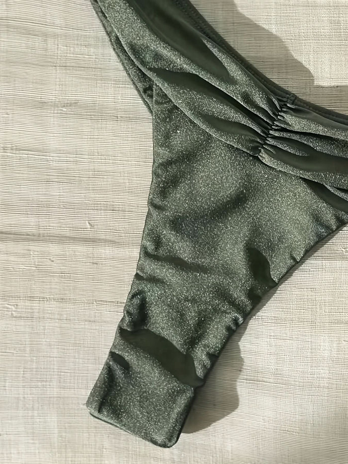 Solid Cut - Out Bikini Set — Modern Beachwear - Maison Moriah