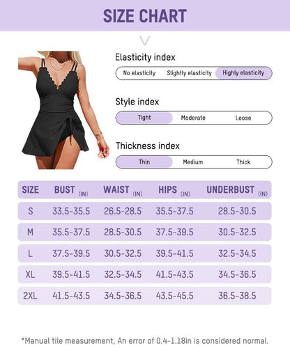 The Riviera - Tummy Control One - Piece Swimdress - Maison Moriah