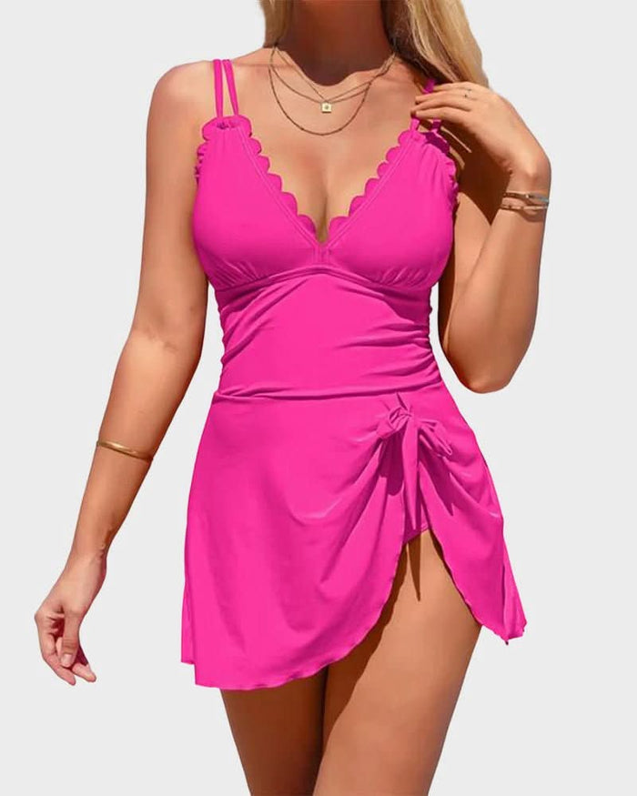 The Riviera - Tummy Control One - Piece Swimdress - Maison Moriah